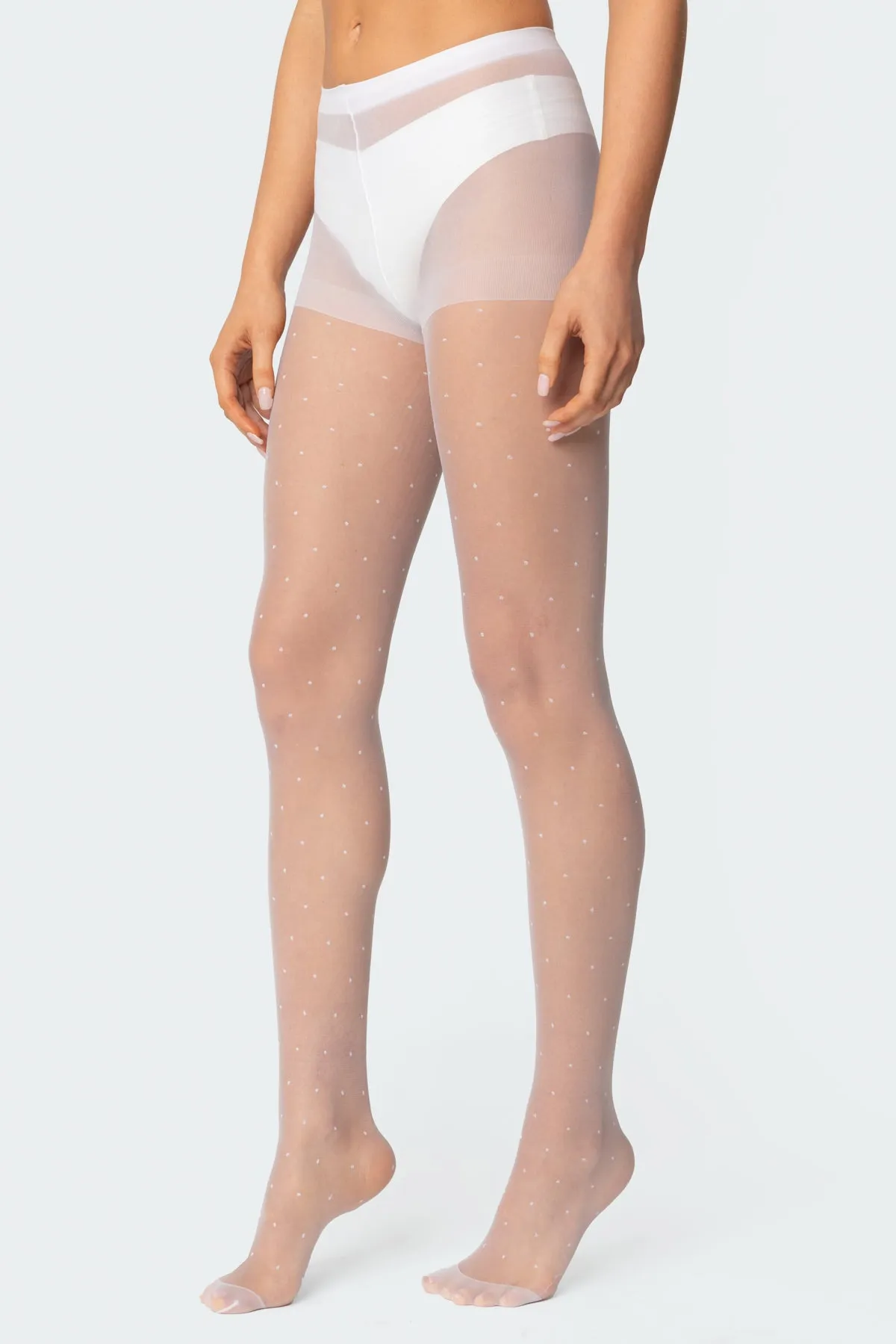 Sheer Polka Dot Tights sold by Edikted product image thumbnail 2