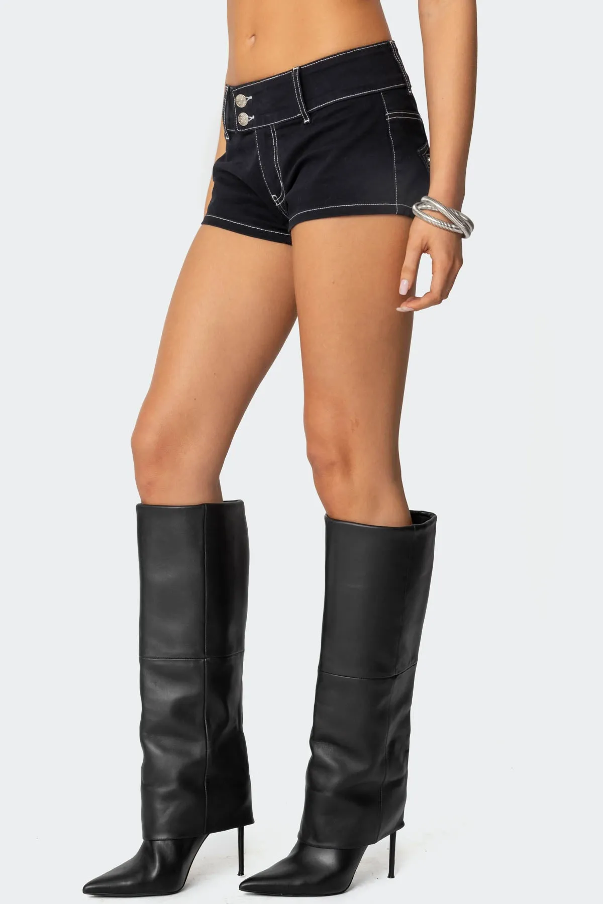 Yazi Star Micro Shorts sold by Edikted product image thumbnail 3