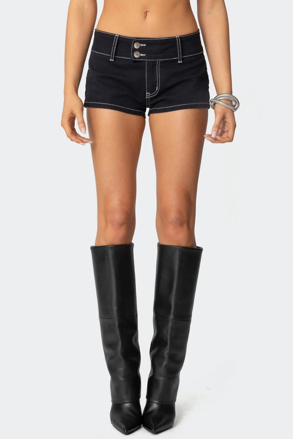 Yazi Star Micro Shorts sold by Edikted product image thumbnail 2