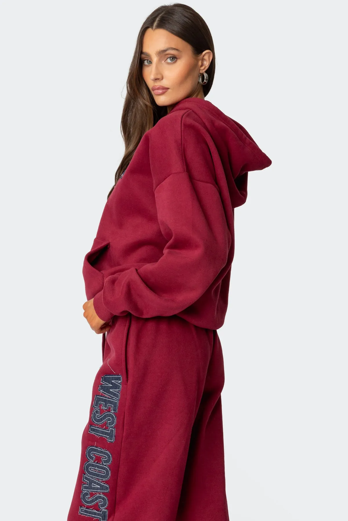 West Coast Hoodie sold by Edikted product image thumbnail 5