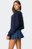 Lauryl V Neck Sweater sold by Edikted