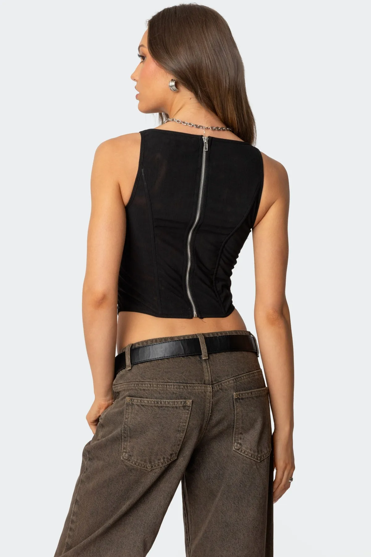 Miki Grommet Corset sold by Edikted product image thumbnail 4