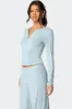Kait Henley Top sold by Edikted