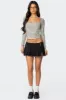 Gabriela Pleated Mini Skort sold by Edikted