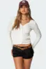 Odelia Cable Knit Cardigan sold by Edikted