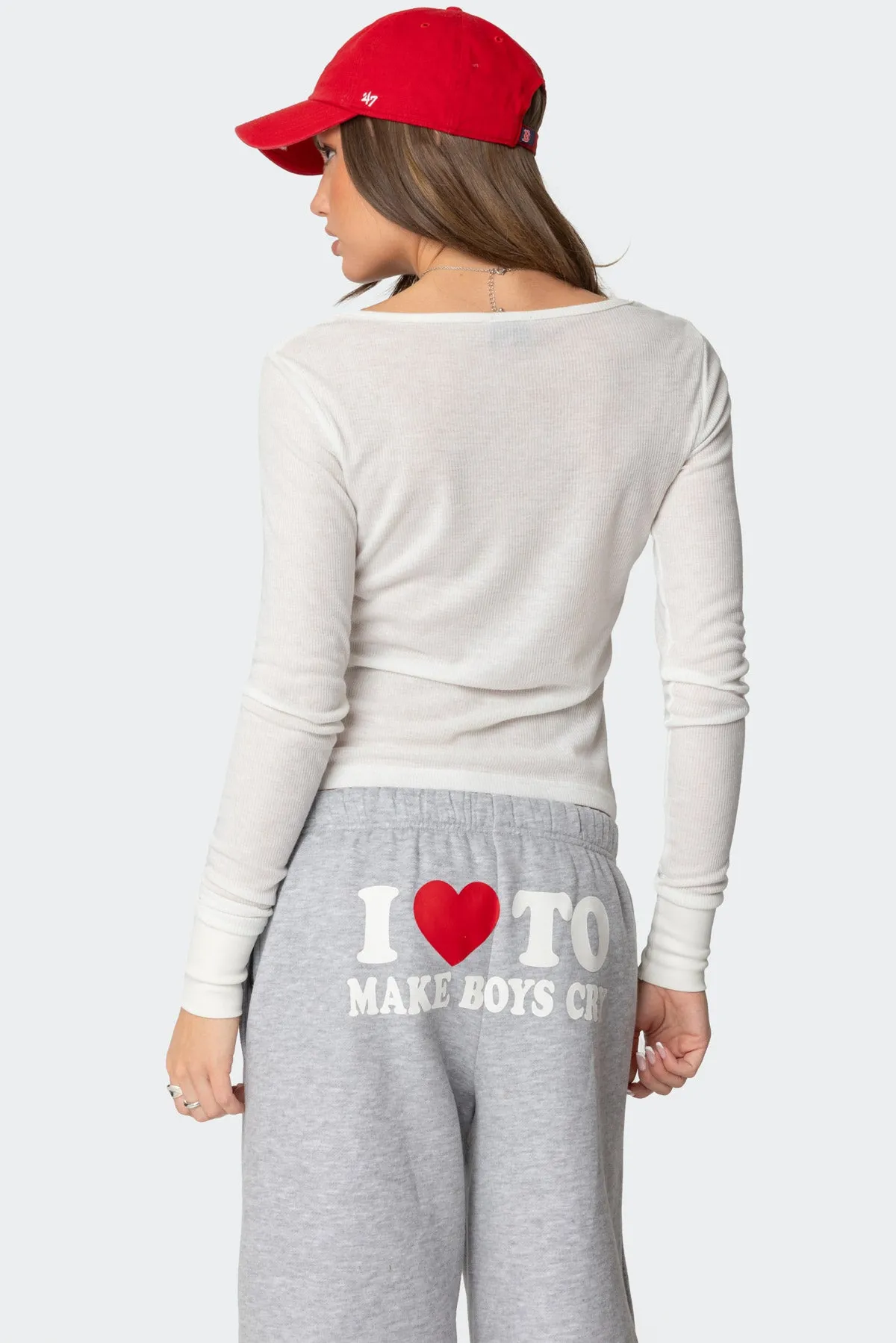 Hailey Scoop Neck Top sold by Edikted product image thumbnail 4