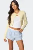 Jayne Split Front Knit Cardigan sold by Edikted