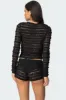 Maisley Sheer Lace Top sold by Edikted