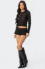 Maisley Sheer Lace Top sold by Edikted