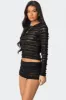 Maisley Sheer Lace Top sold by Edikted