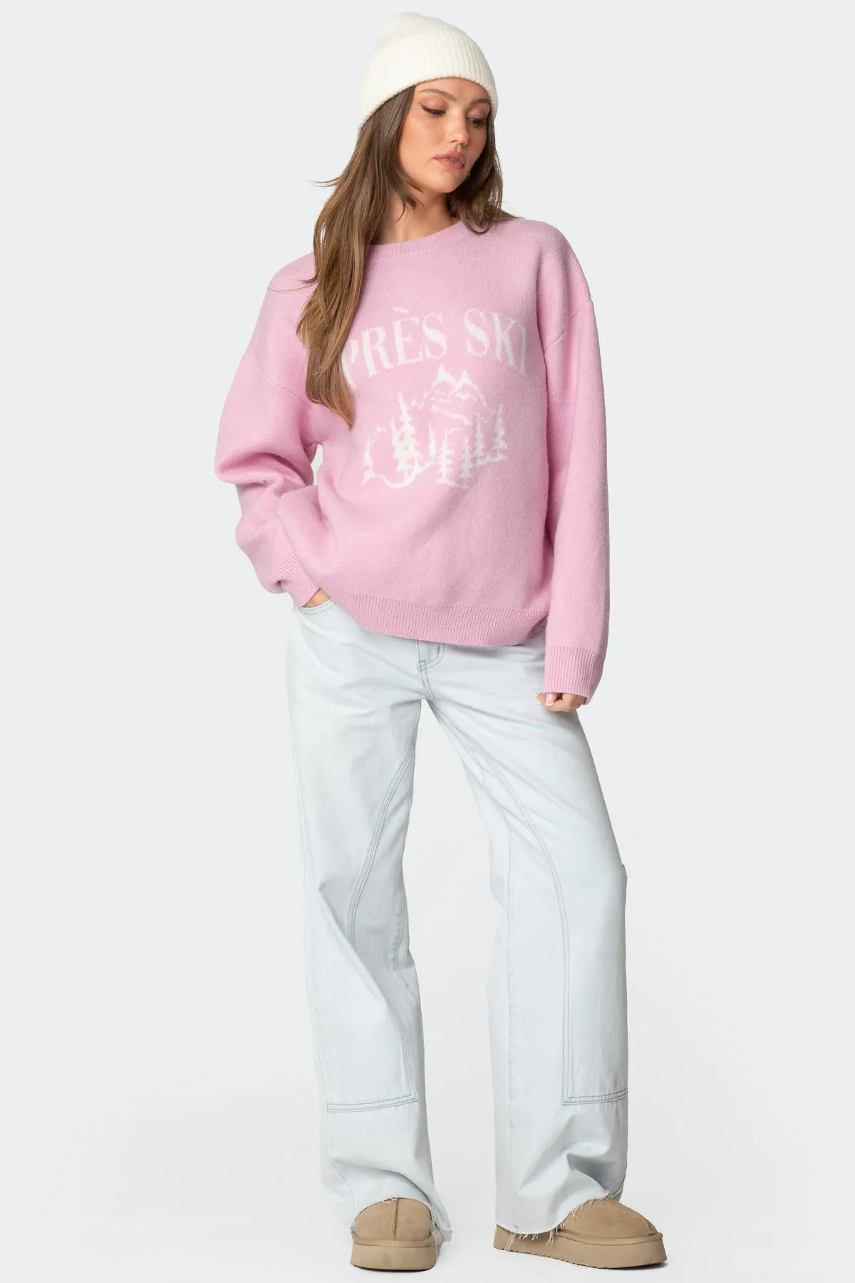 Apres Ski Oversized Sweater sold by Edikted product image thumbnail 2