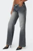 Alysse Low Rise Washed Jeans sold by Edikted