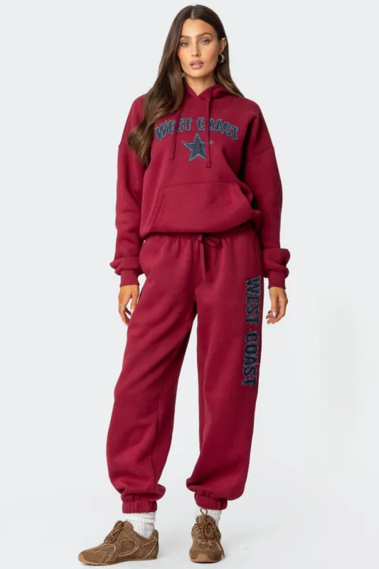 West Coast Sweatpants sold by Edikted