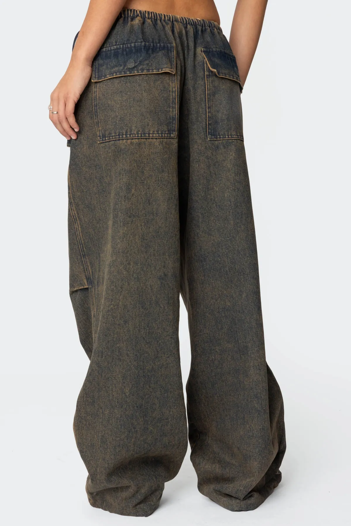Regine Oversized Parachute Jeans sold by Edikted product image thumbnail 5