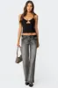 Boot Cut Washed Low Rise Jeans sold by Edikted