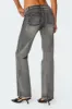 Boot Cut Washed Low Rise Jeans sold by Edikted