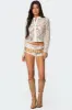 Peyson Sheer Lace Shorts sold by Edikted