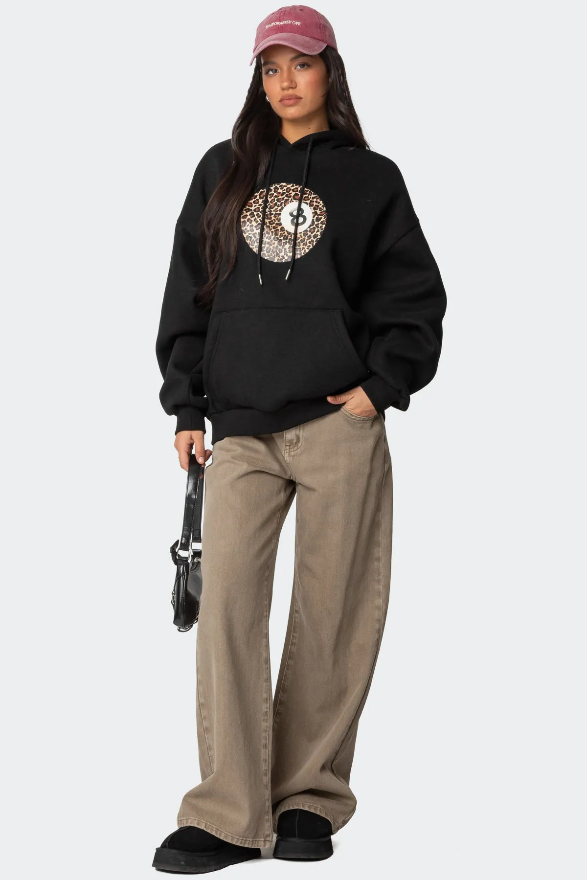 Leopard 8 Oversized Hoodie sold by Edikted product image thumbnail 2