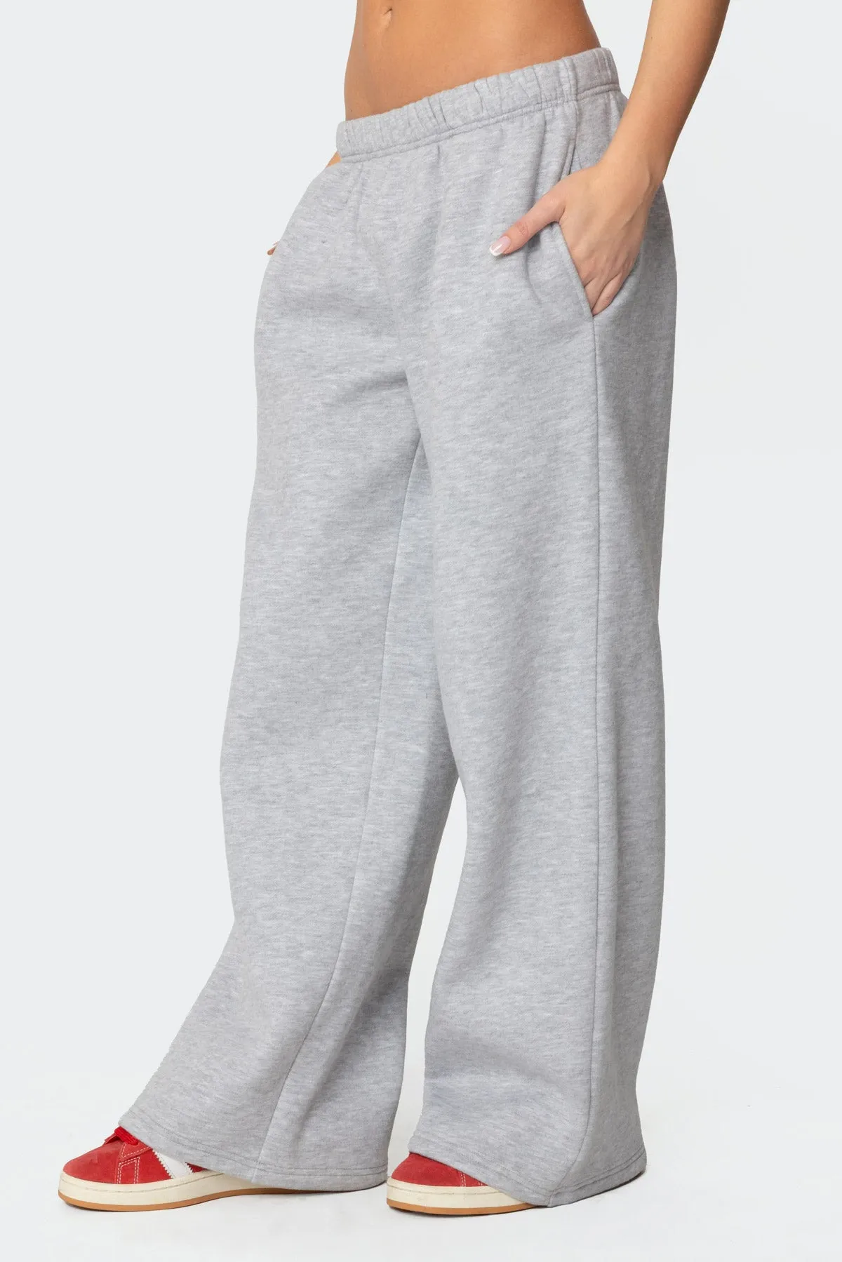 Boys Cry Wide Leg Sweatpants sold by Edikted product image thumbnail 4