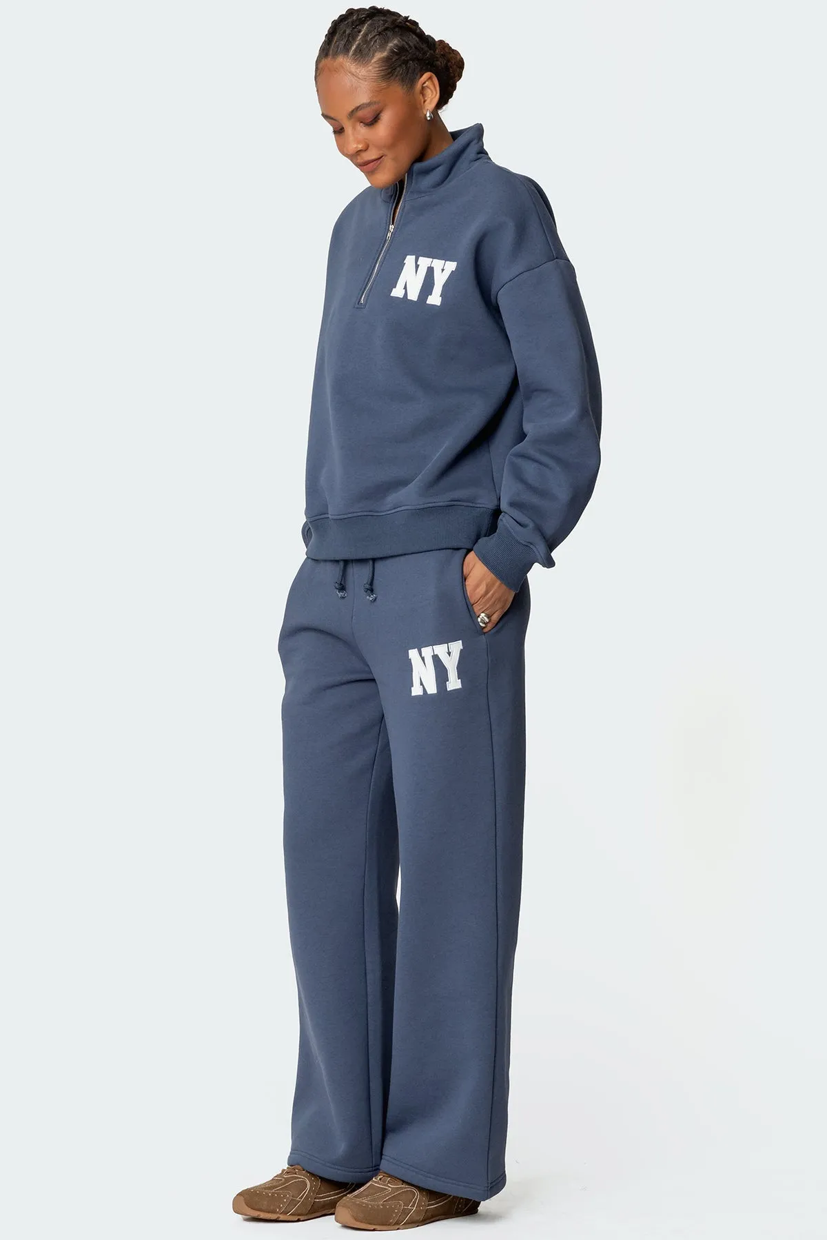 Ny Wide Leg Sweatpants sold by Edikted product image thumbnail 3