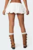 Livvie Eyelet Bubble Mini Skirt sold by Edikted