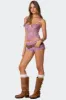 Shailee Ruffled Shorts sold by Edikted