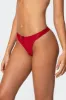 Darcie Sheer Lace Thong sold by Edikted
