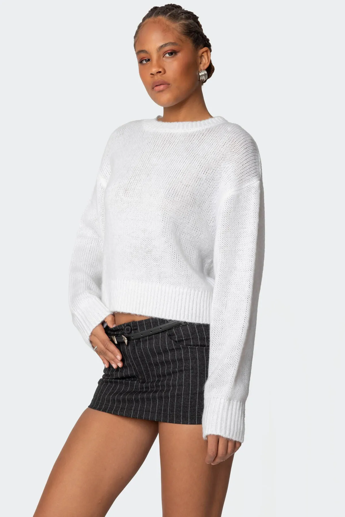 Kyrah Oversized Knit Sweater sold by Edikted product image thumbnail 3