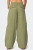 Vivienne Twill Baggy Pants sold by Edikted