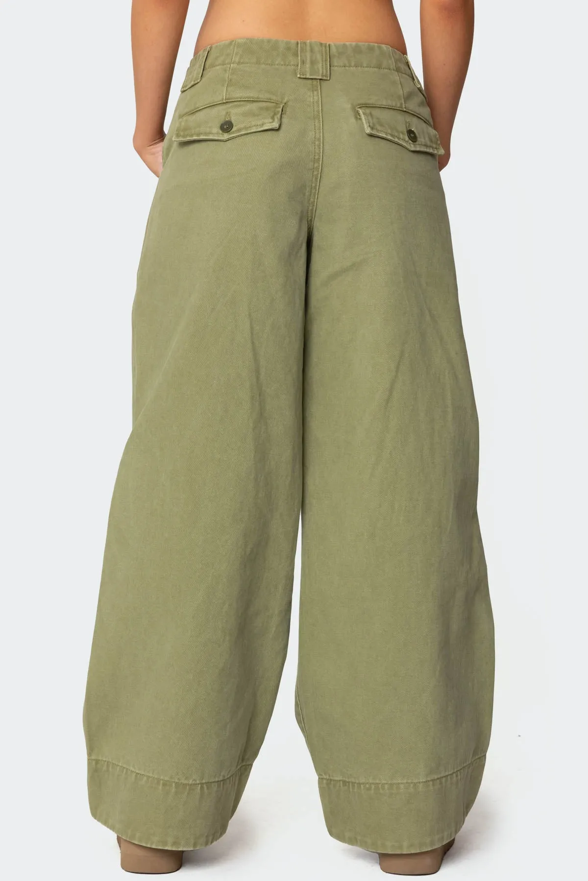 Vivienne Twill Baggy Pants sold by Edikted product image thumbnail 5