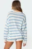 Amaris Oversized Striped Knit Sweater sold by Edikted