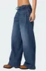 Katt Lace Up Baggy Jeans sold by Edikted
