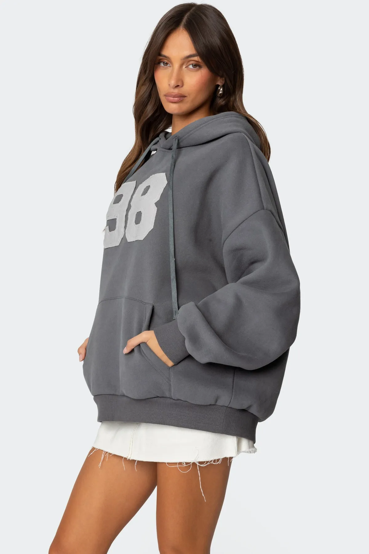 98 Oversized Hoodie sold by Edikted product image thumbnail 3