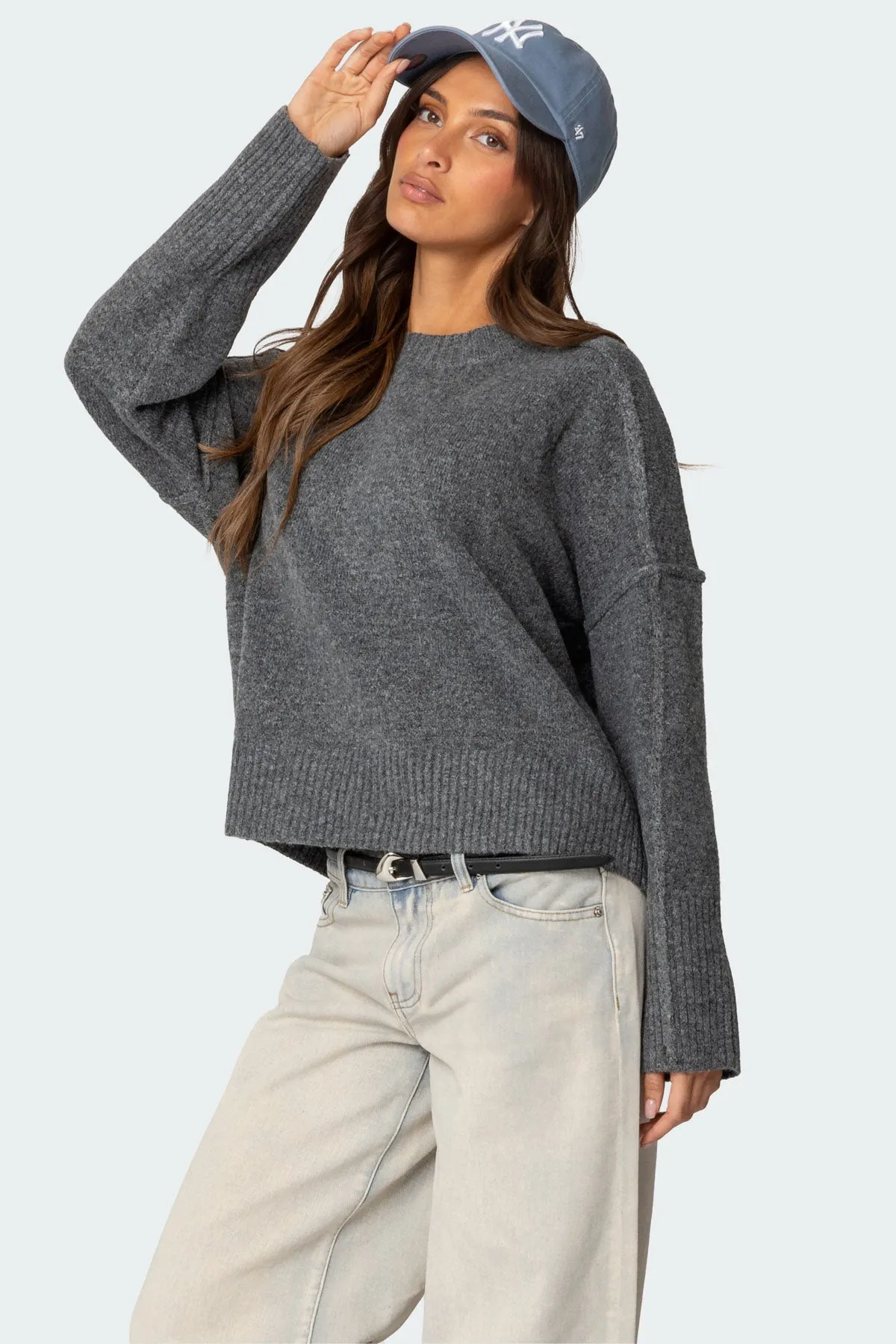 Shirley Oversized Sweater sold by Edikted product image thumbnail 3
