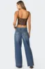 Stud & Grommet Low Rise Jeans sold by Edikted
