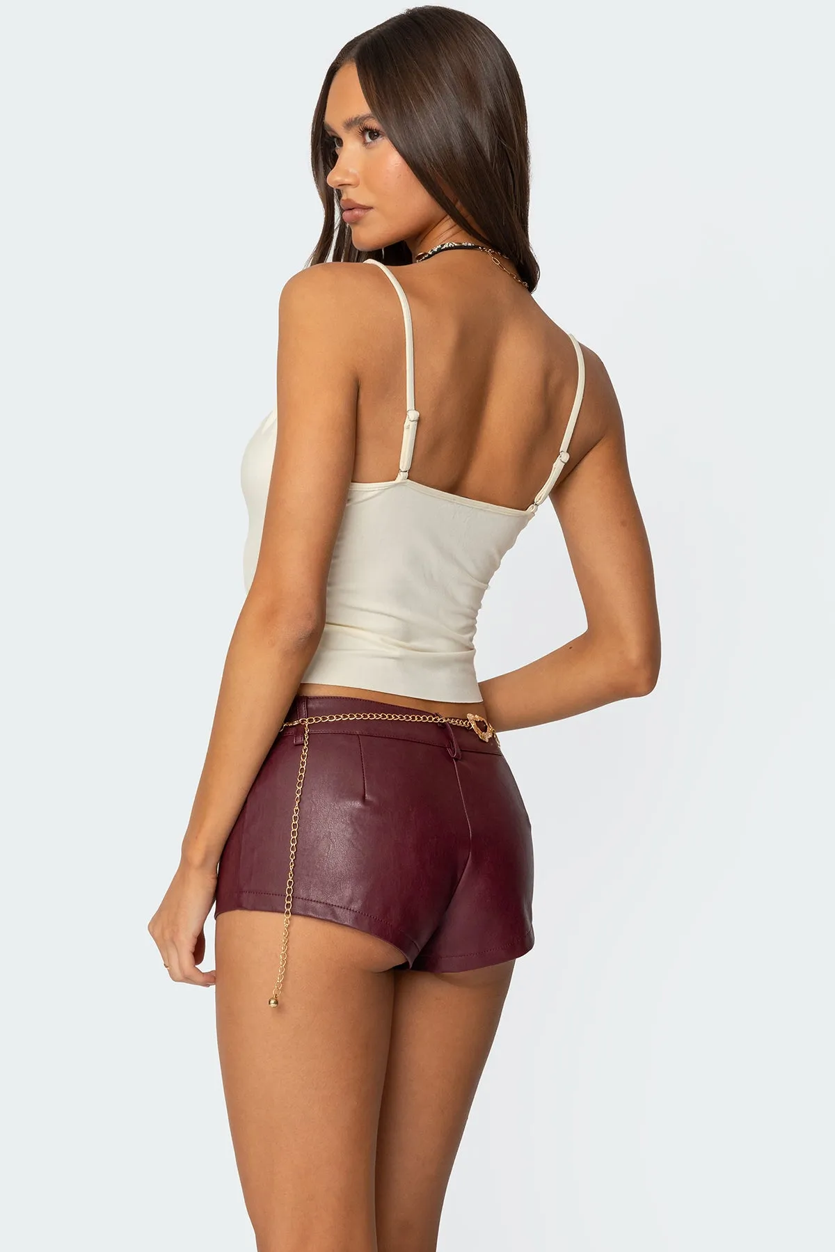 Interlocked V Neck Tank Top sold by Edikted product image thumbnail 5