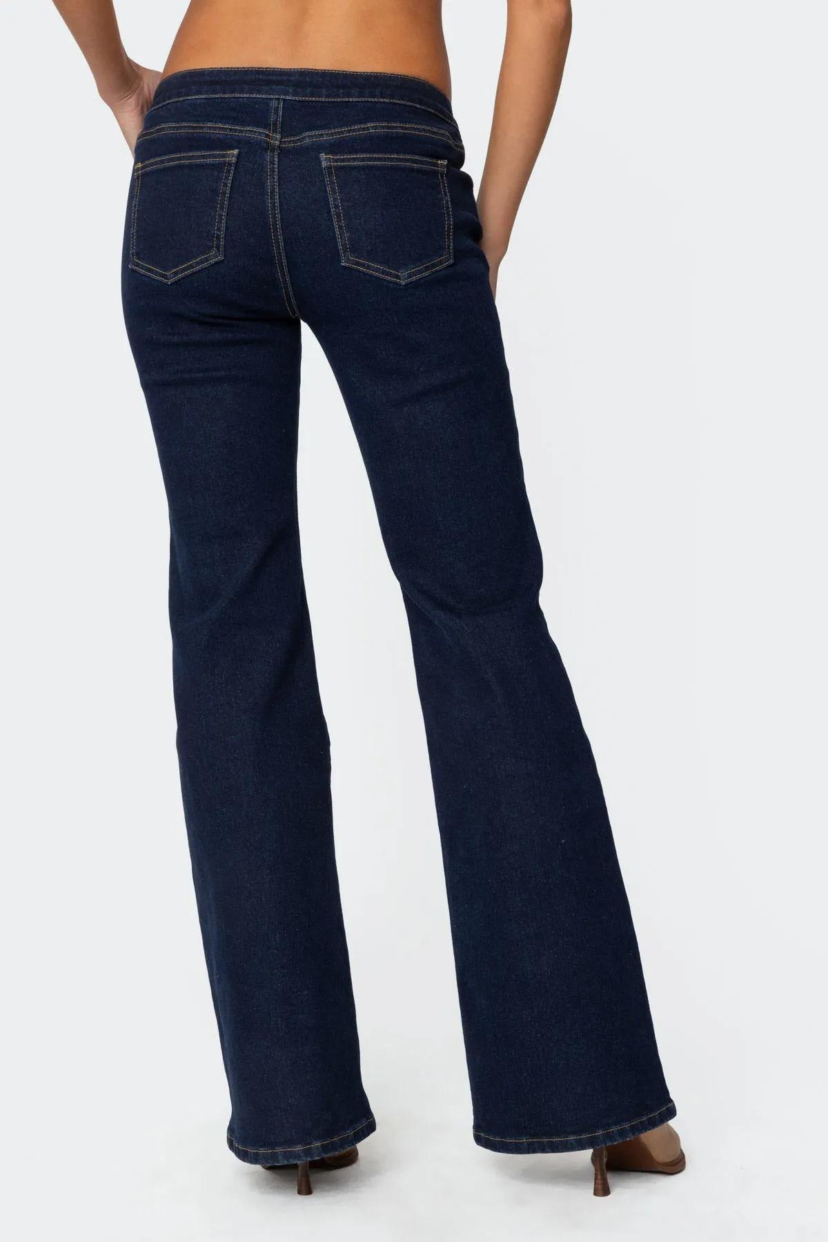 Alison Low Rise Flared Jeans sold by Edikted product image thumbnail 5