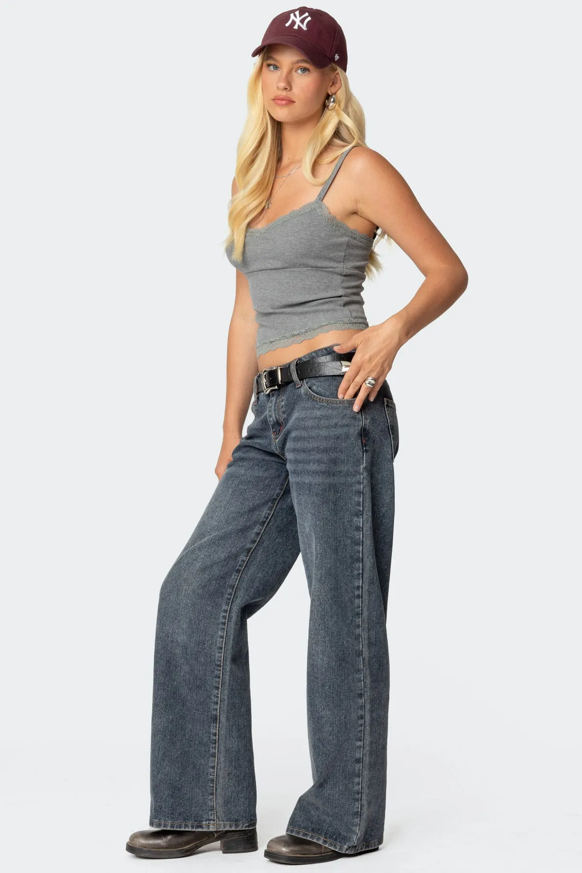 Mireille Lacey Tank Top sold by Edikted product image thumbnail 4