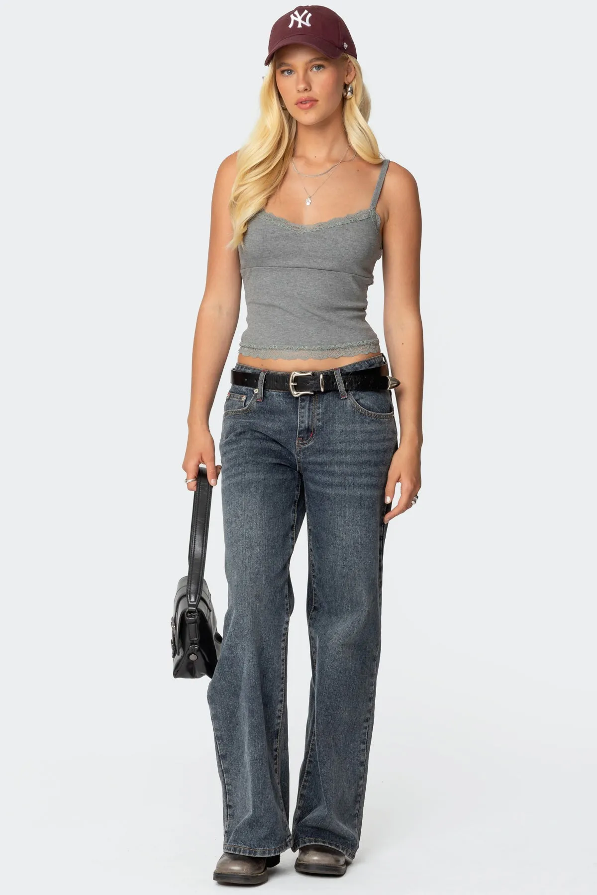 Mireille Lacey Tank Top sold by Edikted product image thumbnail 2