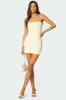 Nadya Ruffled Mini Dress sold by Edikted