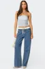 Rori Ruffle Knit Sheer Mesh Top sold by Edikted