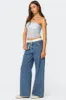 Rori Ruffle Knit Sheer Mesh Top sold by Edikted