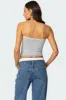 Rori Ruffle Knit Sheer Mesh Top sold by Edikted