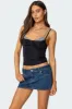Gingham Layered Tank Top sold by Edikted