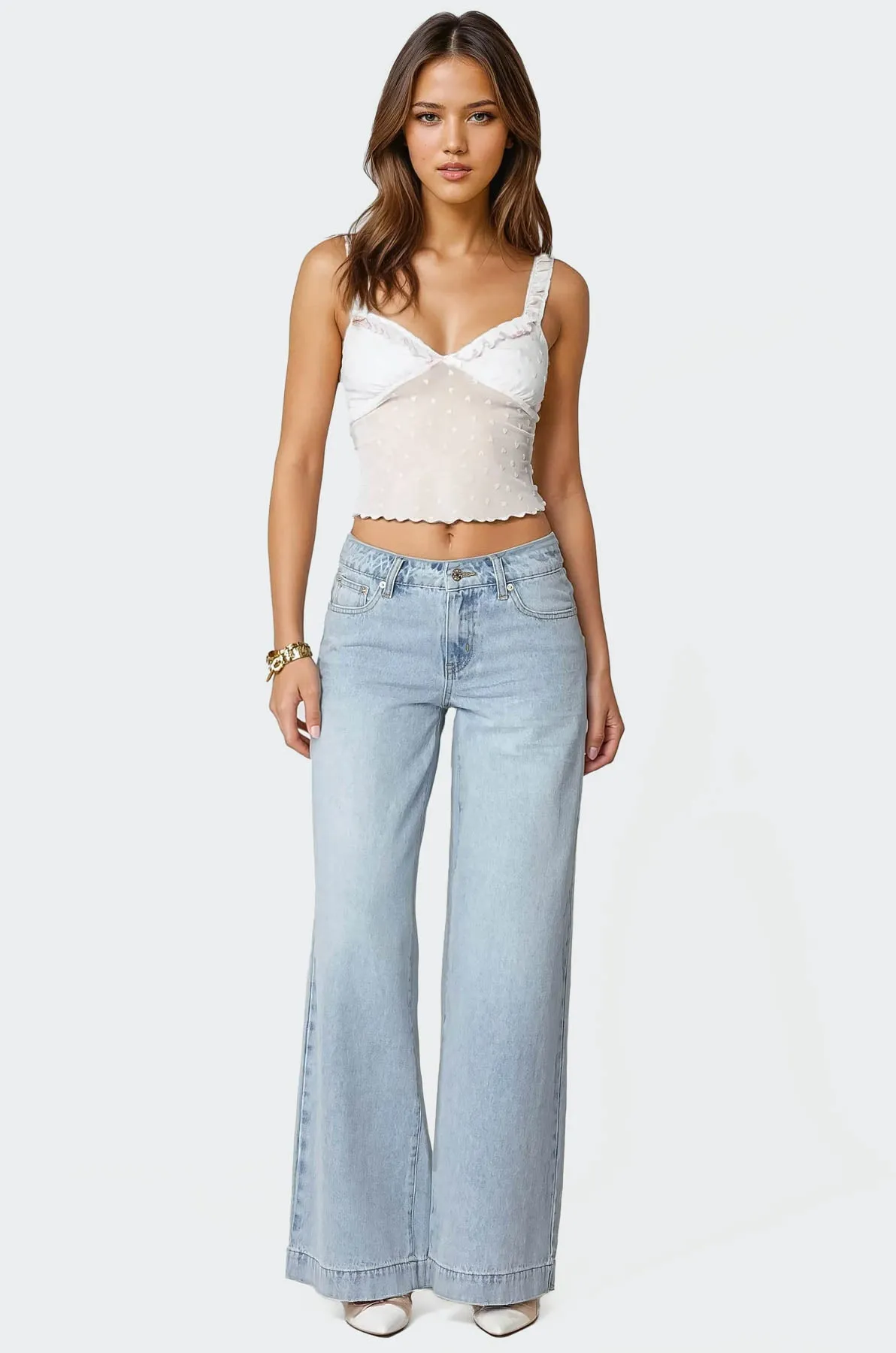 Sidonie Low Rise Baggy Jeans sold by Edikted product image thumbnail 5