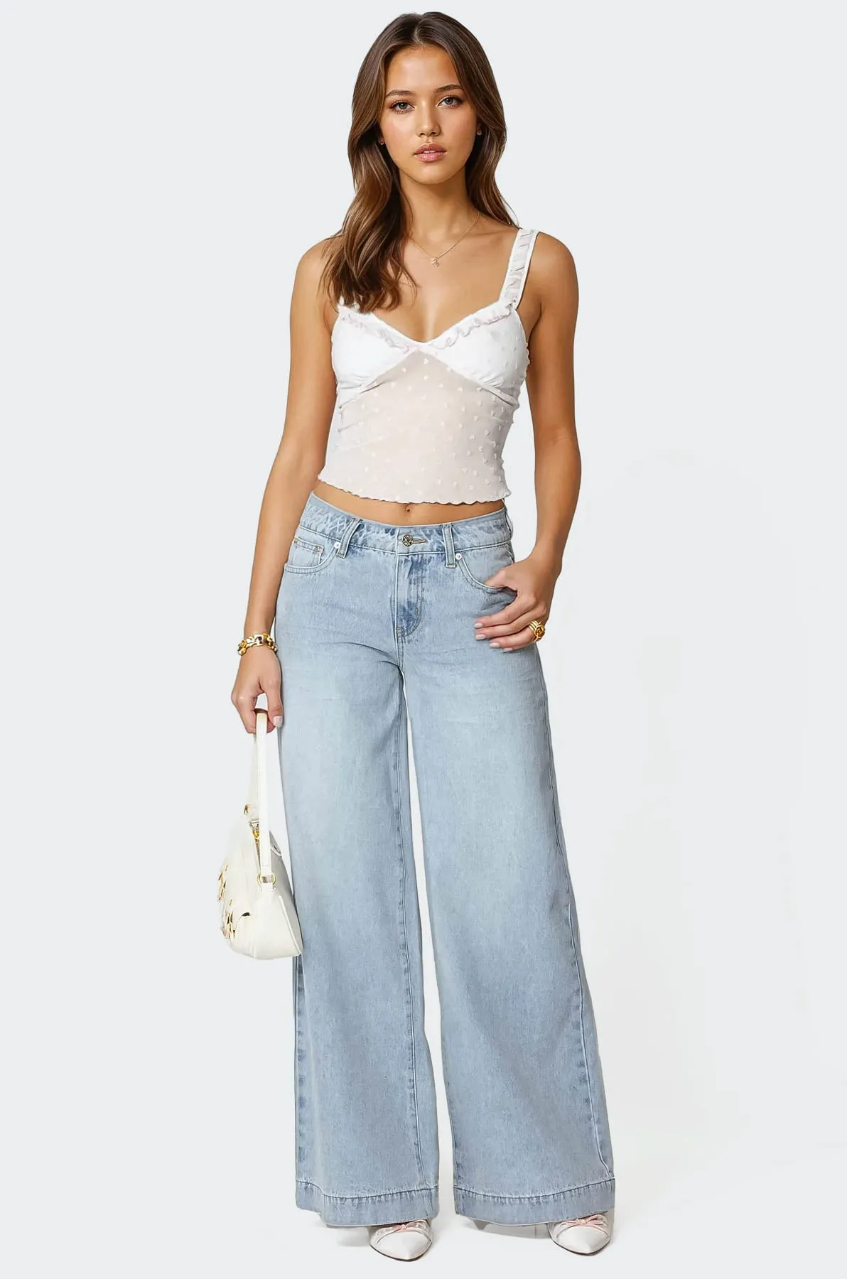 Sidonie Low Rise Baggy Jeans sold by Edikted product image thumbnail 2