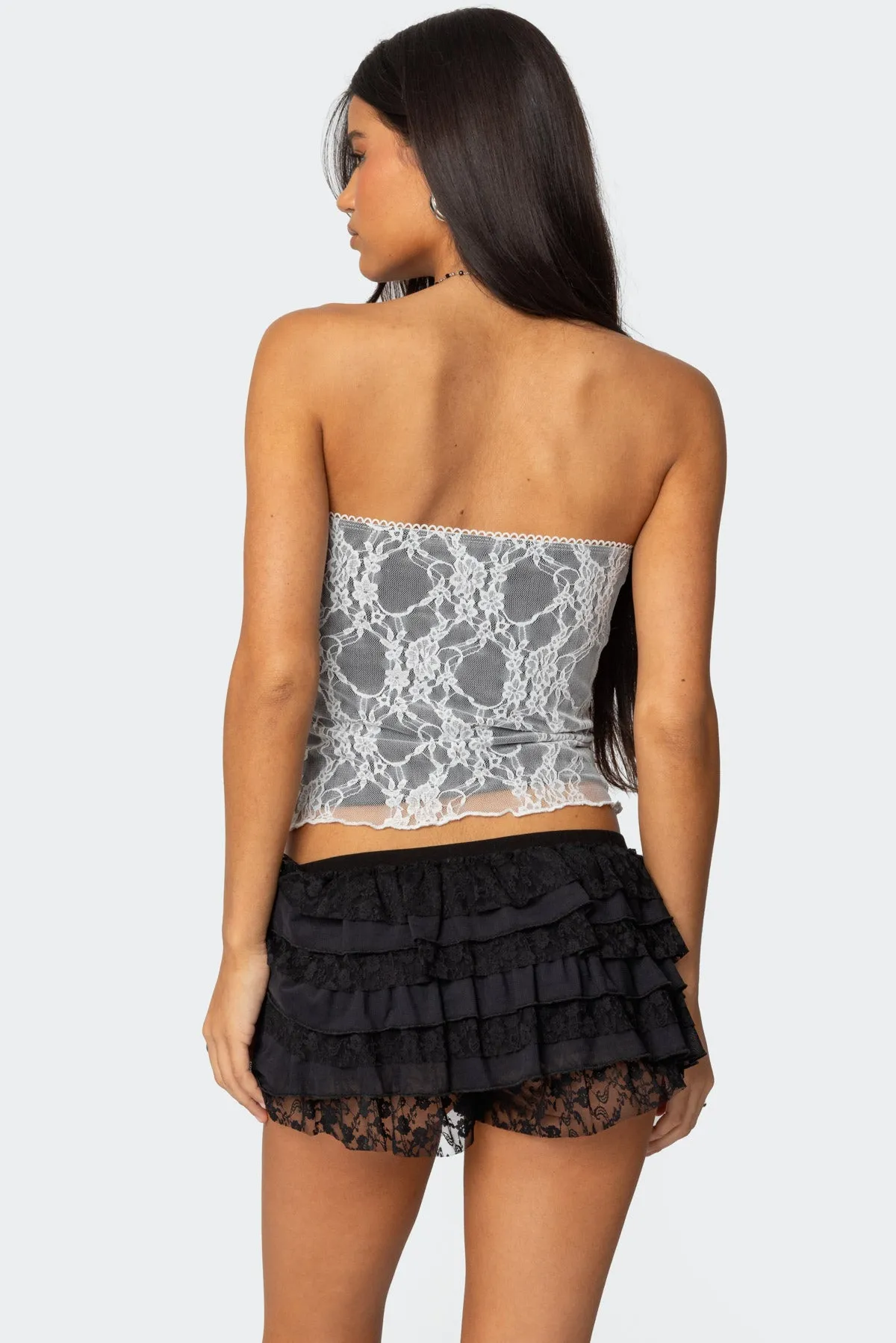 Allison Lace Tube Top sold by Edikted product image thumbnail 5