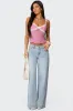 Contrast Lacey Mesh Tank Top sold by Edikted