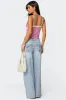 Contrast Lacey Mesh Tank Top sold by Edikted