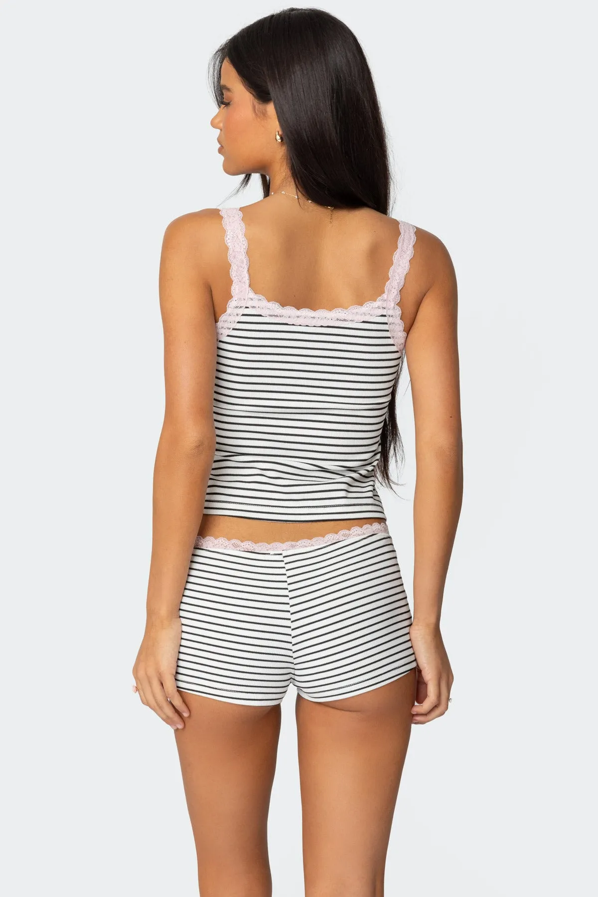 Sofi Striped Ribbed Tank Top sold by Edikted product image thumbnail 5